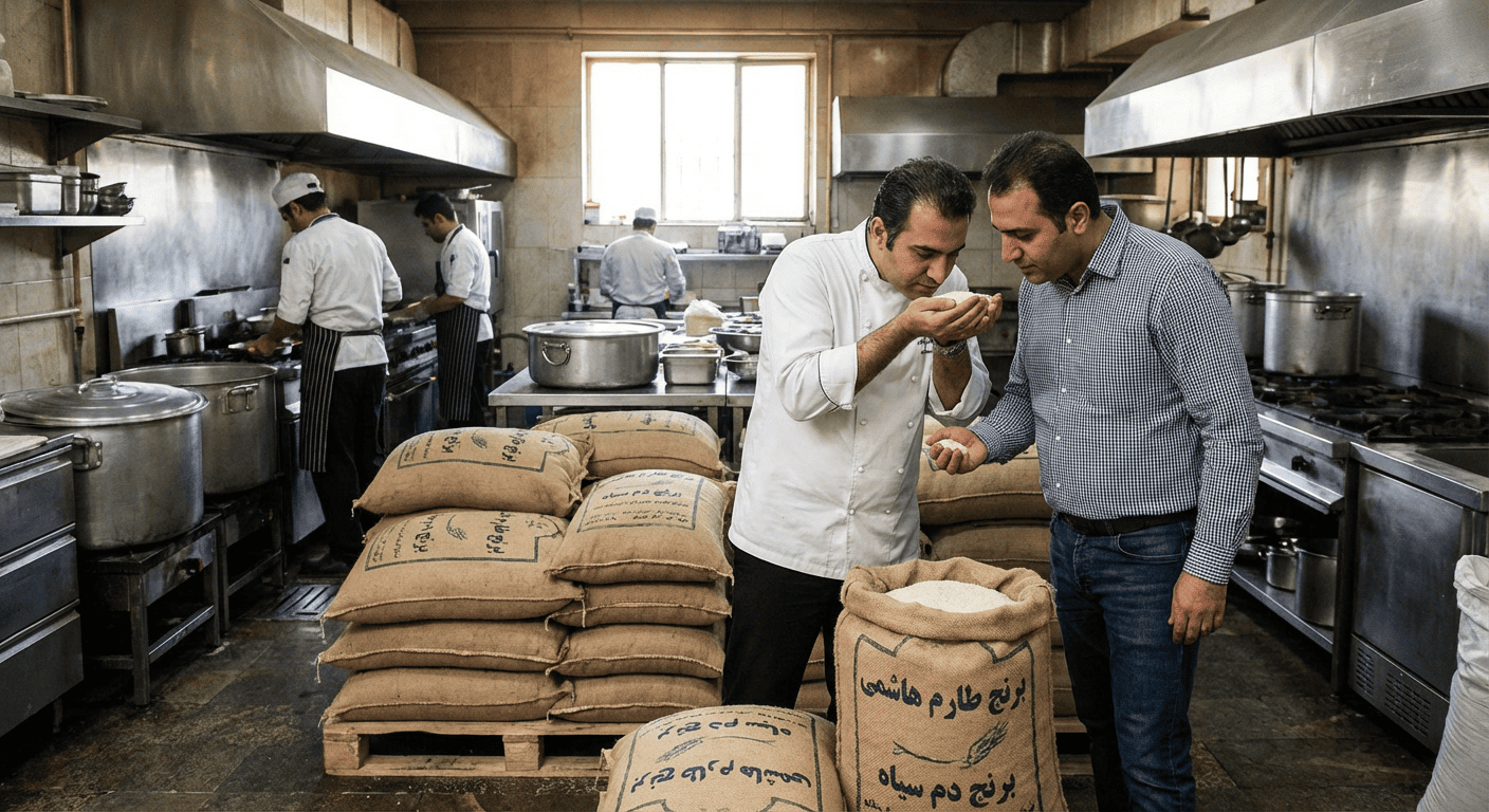 خرید برنج ایرانی برای رستوران
