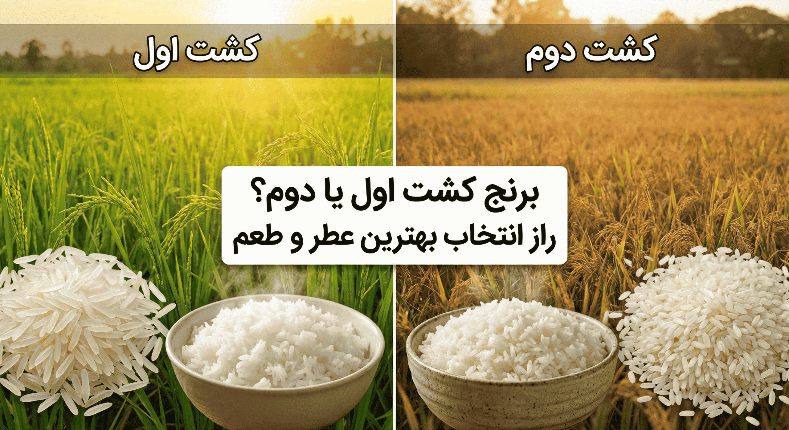 برنج کشت دوم یا برنج کشت اول