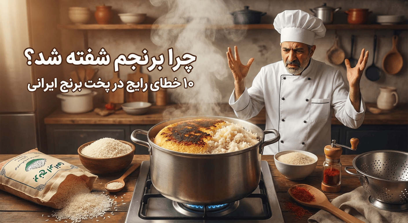پخت برنج ایرانی