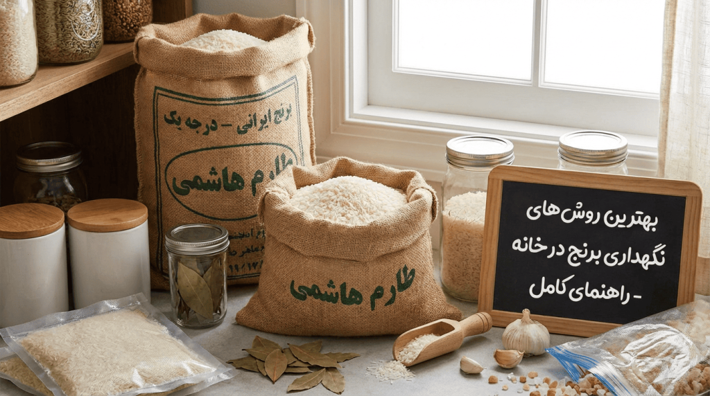 روش نگهداری برنج
