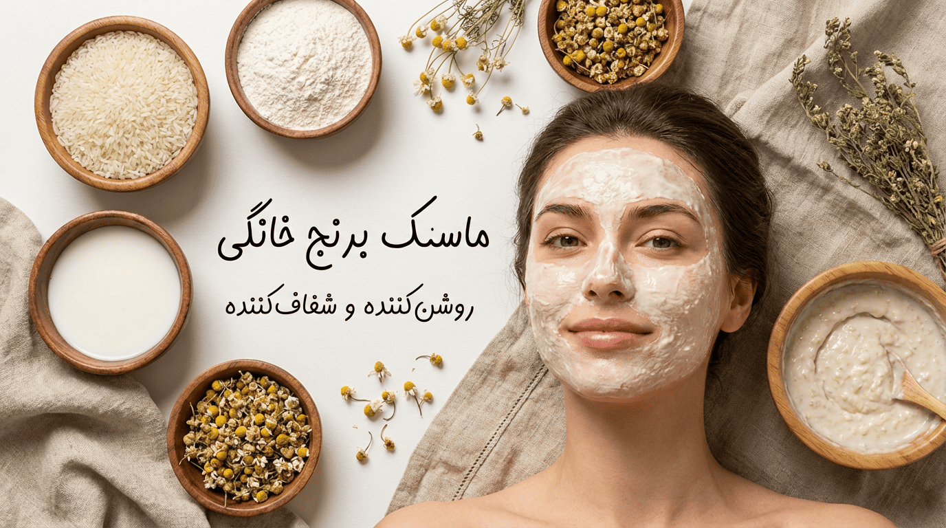 ماسک برنج خانگی