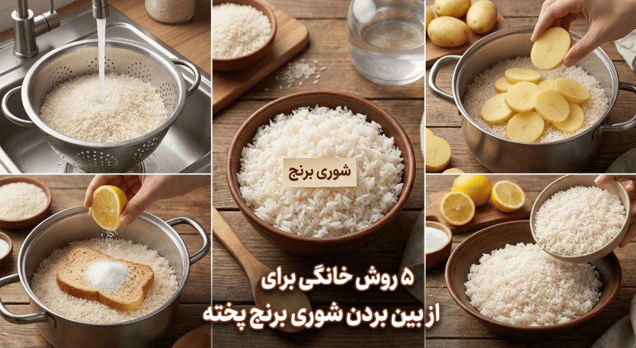 رفع شوری برنج