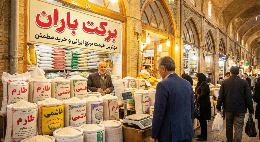 پیدا کردن بهترین قیمت برنج ایرانی و خرید مطمئن از برکت باران