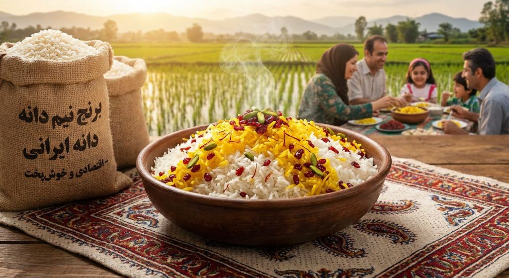 برنج نیم دانه ایرانی؛ اقتصادی و خوش‌پخت