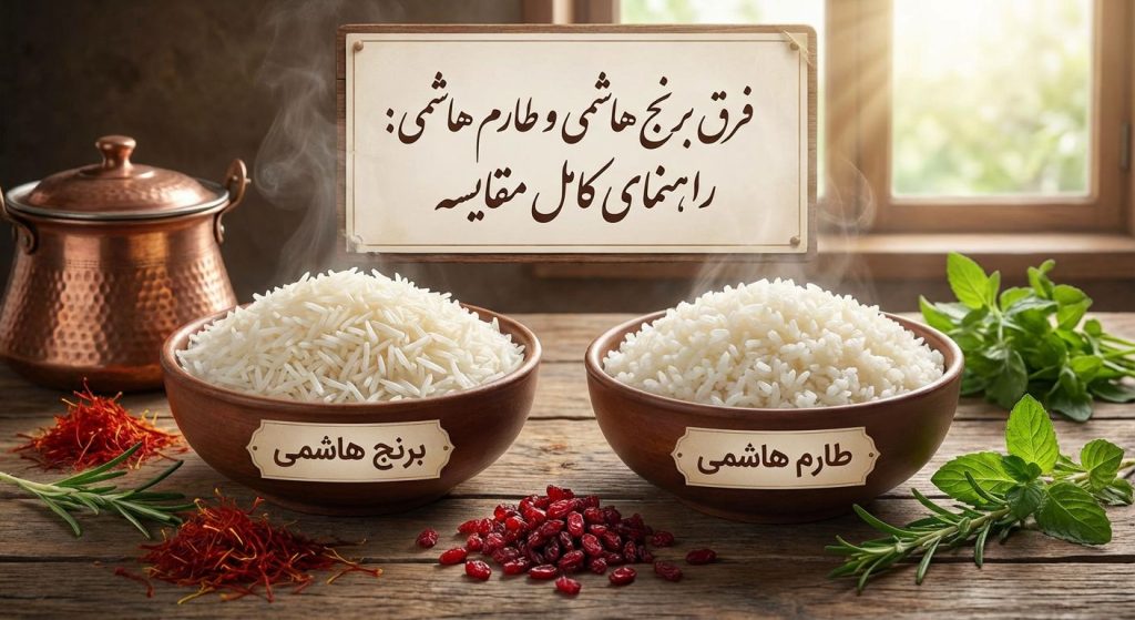 فرق برنج هاشمی و طارم هاشمی: راهنمای کامل مقایسه دو برنج محبوب ایرانی
