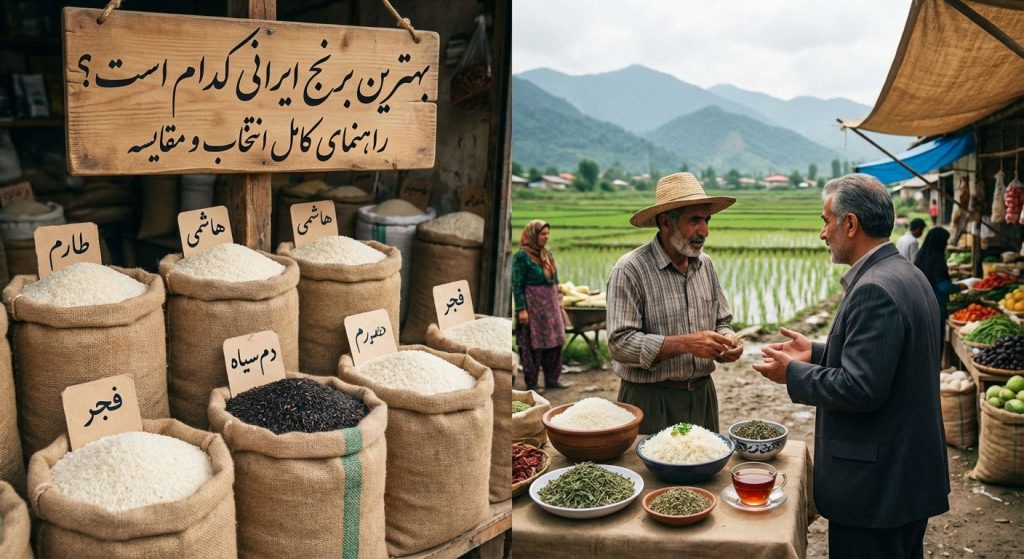 تصویر برای مقاله بهترین برنج ایرانی کدام است؟ راهنمای کامل انتخاب و مقایسه