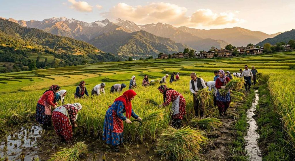 خرید برنج طارم اصل مستقیم از شالیزار مازندران