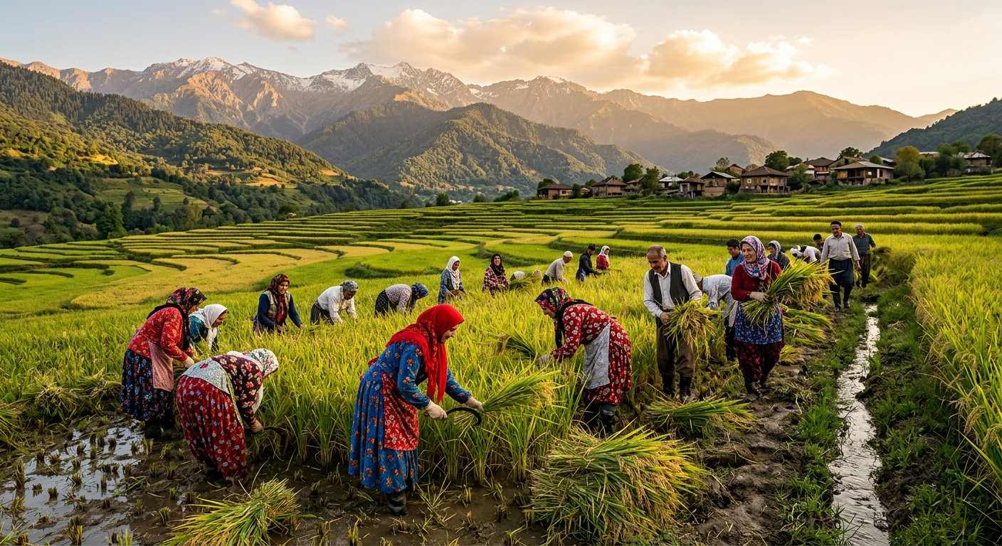 خرید برنج طارم اصل مستقیم از شالیزار مازندران